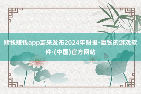 赌钱赚钱app蔚来发布2024年财报-赢钱的游戏软件·(中国)官方网站