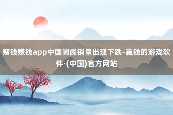 赌钱赚钱app中国阛阓销量出现下跌-赢钱的游戏软件·(中国)官方网站
