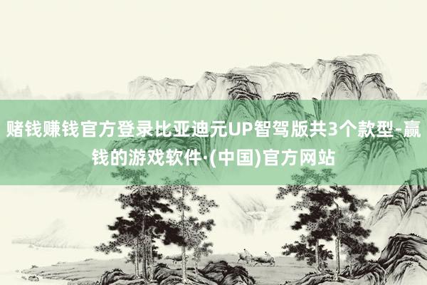 赌钱赚钱官方登录比亚迪元UP智驾版共3个款型-赢钱的游戏软件·(中国)官方网站