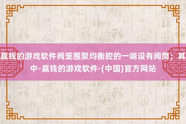 赢钱的游戏软件阀笼围聚均衡腔的一端设有阀筒；其中-赢钱的游戏软件·(中国)官方网站